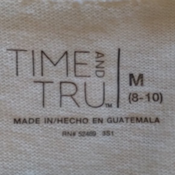 Time and Tru Short Sleeved M Seamed Tee - Picture 4 of 7